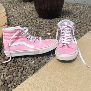 Pink Vans size 9